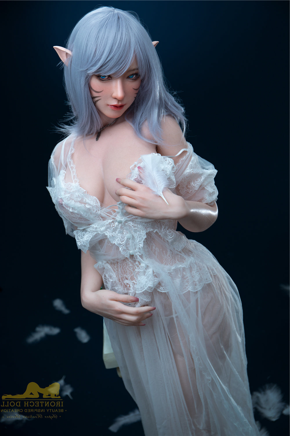 166cm/5ft5 D-cup Tall Bubble Butt Silicone Sex Doll - S6 Candy Irontech