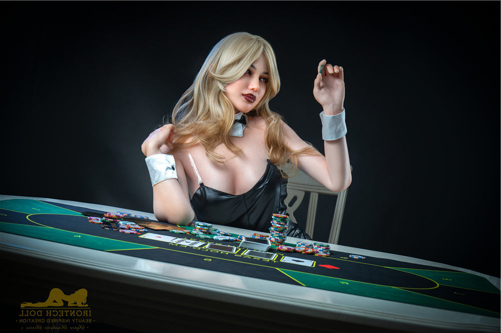 168cm/5ft6 B-Cup Blonde Tall Lifelike Silicone Sex Doll - Celine S13 N Torso Irontech