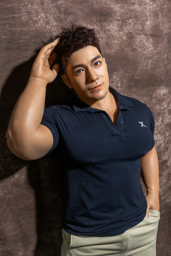 170cm/5ft7 Realistic Male Silicone Sex Doll - Bear Coach QiTa