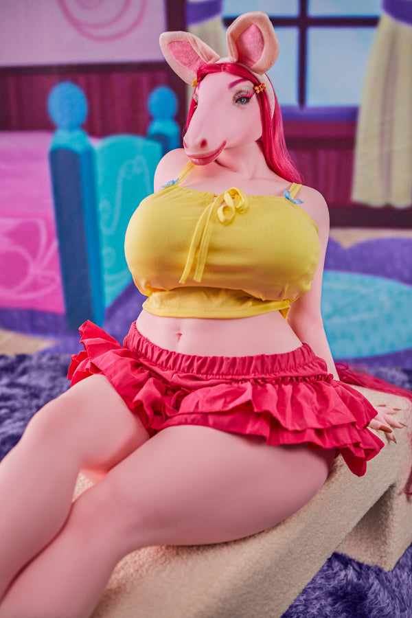 ⭐️clm Pro⭐️ Fd141cm 4ft8 G Cup Big Breast Silicone Head Movable Jaw Sex Doll Monie - Torso Climax