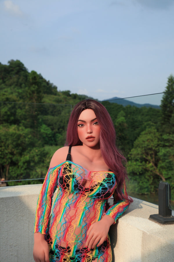 EU In Stock - ⭐️CLM Pro⭐️FD155cm/5ft1 G-Cup Silicone Head Movable Jaw Torso Climax Doll