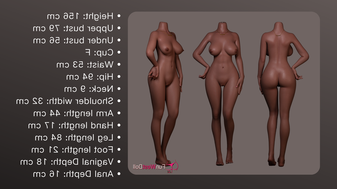 156cm/5ft1 F-Cup Silicone Blonde Sex Doll #037S - Tan Bella Funwest