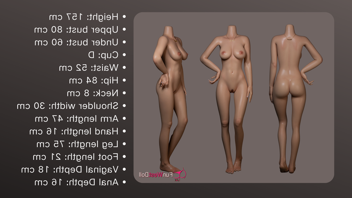 157cm/5ft2 D-Cup New Cute Silicone Sex Doll - #045S Alexa White Funwest