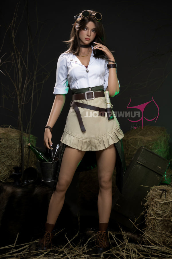 Eu In Stock 168cm 5 6 D Cup Real Skin Texture Silicone Sex Doll With Big Boobs 026s Natural Lexie - D-cup Torso Funwest