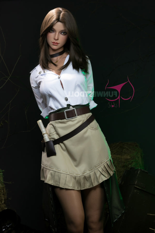 168cm 5 6 D Cup Real Skin Texture Silicone Sex Doll With Big Boobs 026s Natural Lexie - D-cup Torso Funwest