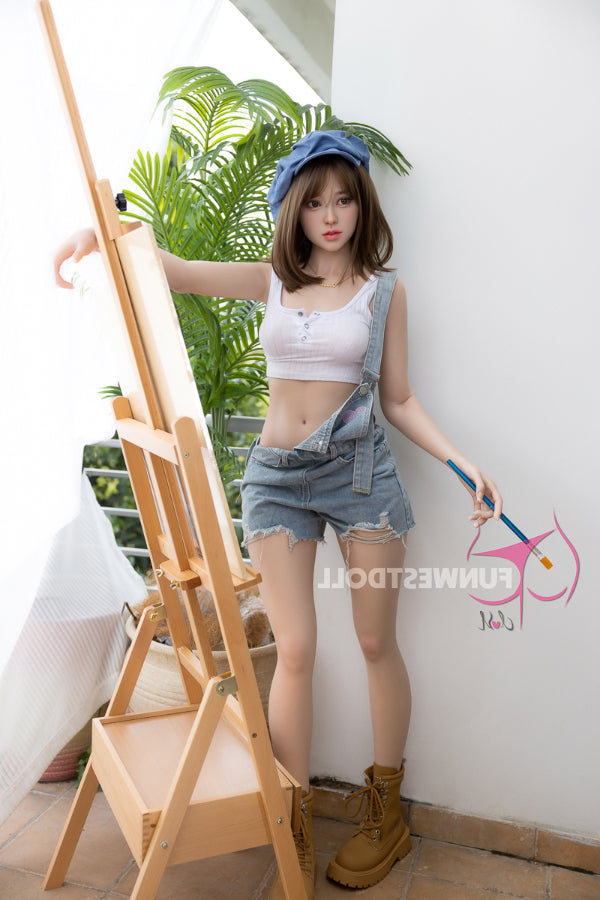 159cm/5ft3 A-cup Silicone Japanese Sex Doll - #032S Lucy White Funwest