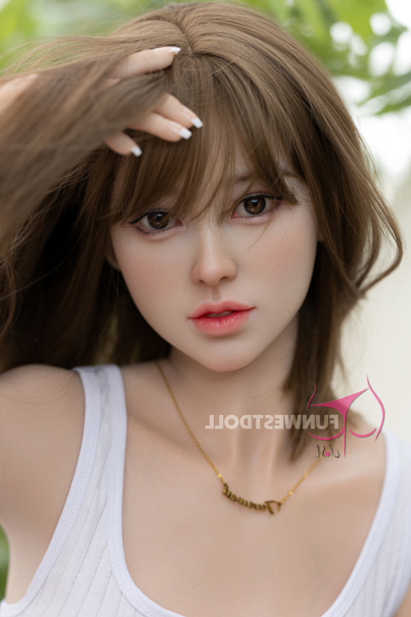 159cm/5ft3 A-cup Silicone Japanese Sex Doll - #032S Lucy White Funwest