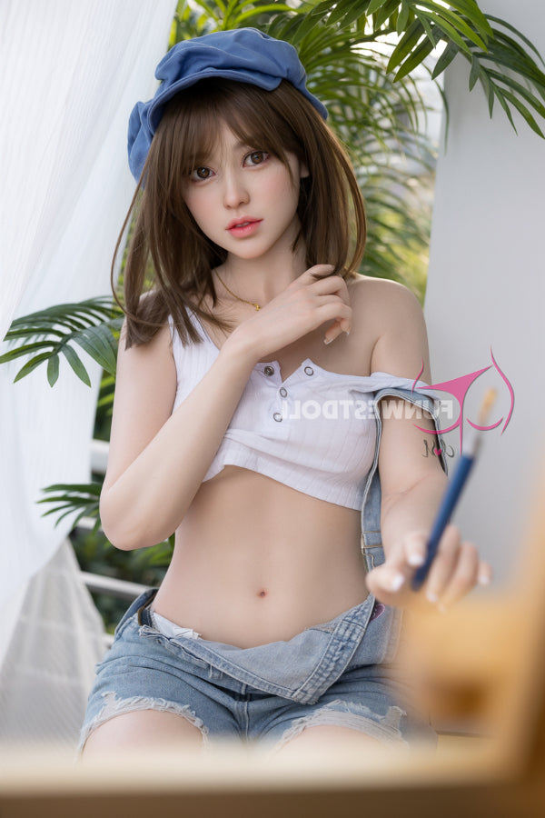 159cm/5ft3 A-cup Silicone Japanese Sex Doll - #032S Lucy White Funwest