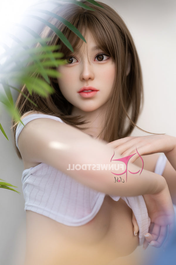 159cm/5ft3 A-cup Silicone Japanese Sex Doll - #032S Lucy White Funwest