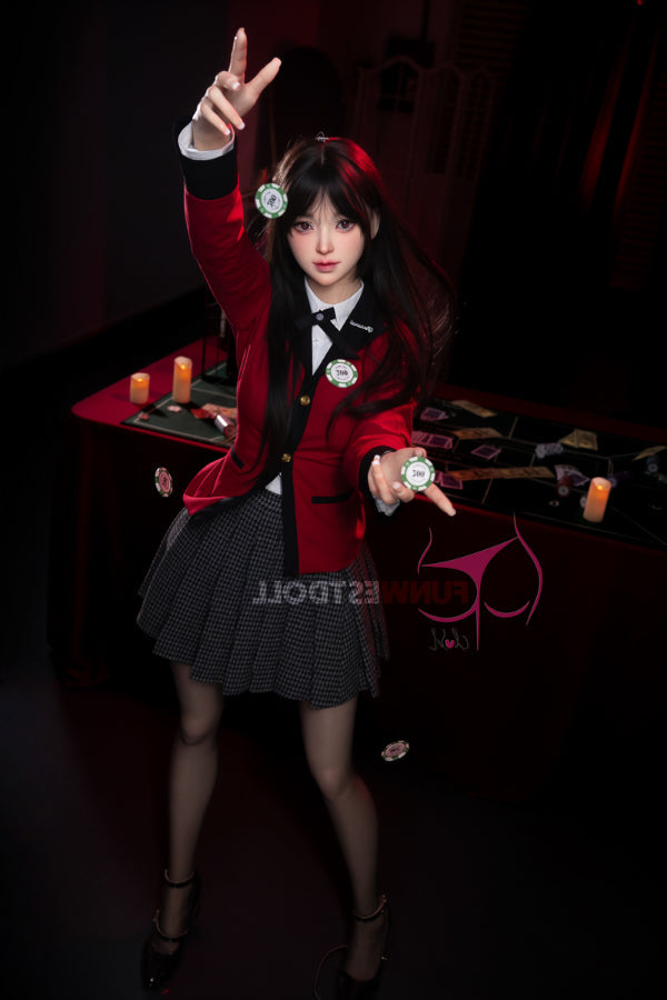 159cm/5ft3 A-cup Silicone Japanese Sex Doll - #038S Alice White Funwest