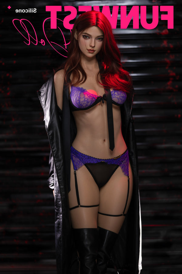 168cm 5 6 D Cup Real Skin Texture Silicone Sex Doll With Big Boobs 026s Natural Lexie 1 - D-cup Torso Funwest