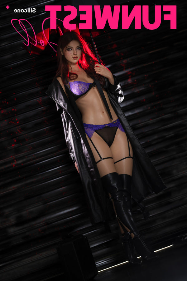 168cm 5 6 D Cup Real Skin Texture Silicone Sex Doll With Big Boobs 026s Natural Lexie 1 - D-cup Torso Funwest