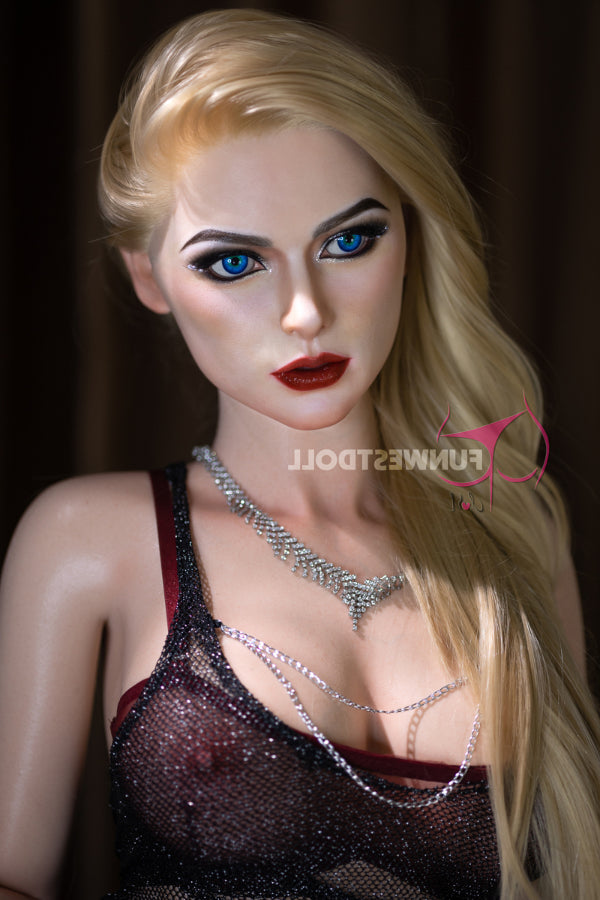 166cm (5&#39; 5") F-Cup Silicone Sex Doll With Big Boobs - #045S White Ale Torso Funwest