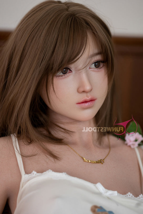 159cm/5ft3 A-cup Silicone Japanese Sex Doll #041S - White Amy Funwest