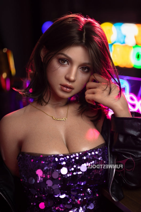 157cm 5ft2 G Cup Realistic Skin Texture Silicone Sex Doll 054s Natural Lyra - G-cup Torso Funwest