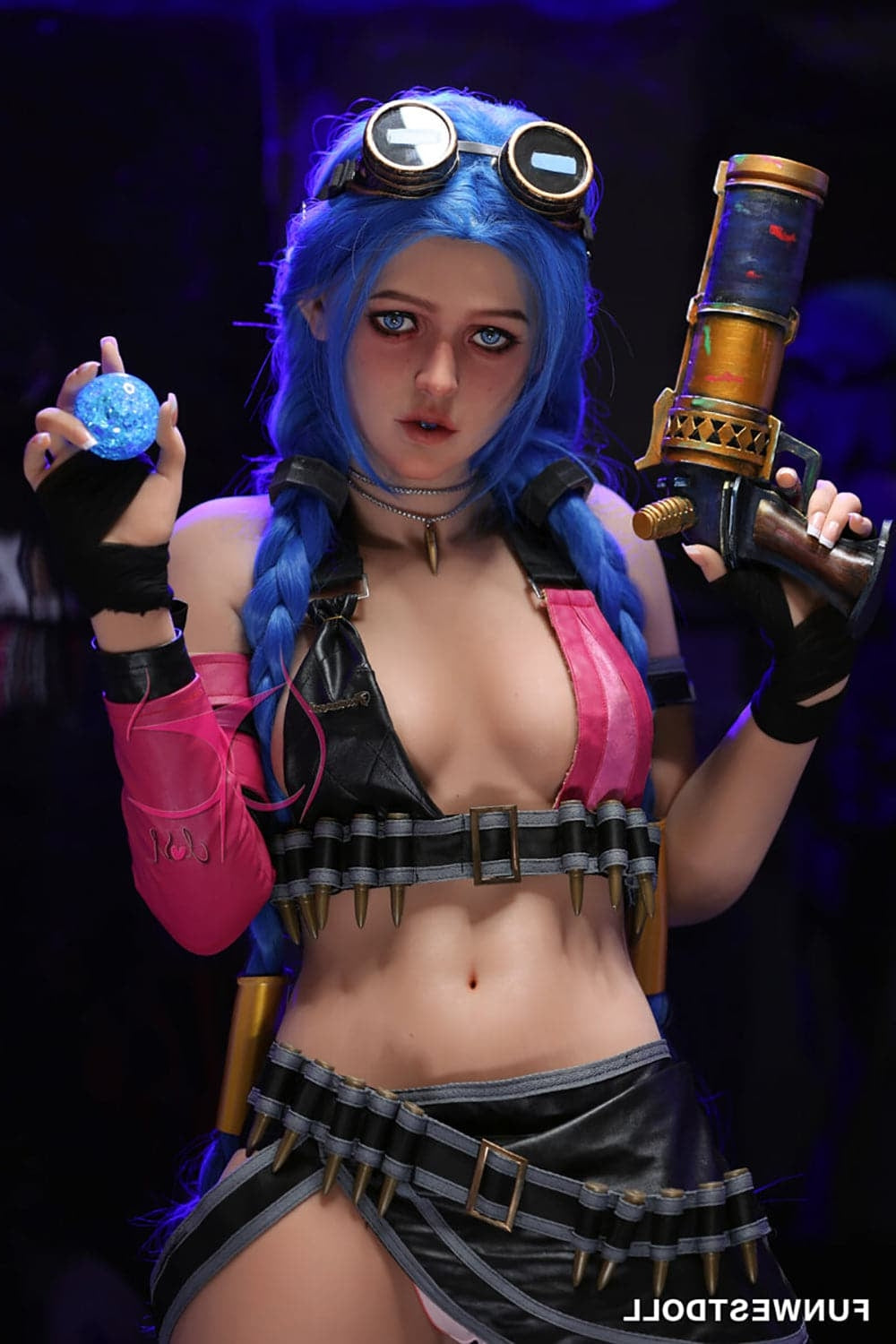 159cm/5ft3 A-Cup Skinny Cosplay Creampie TPE Sex Doll Funwest