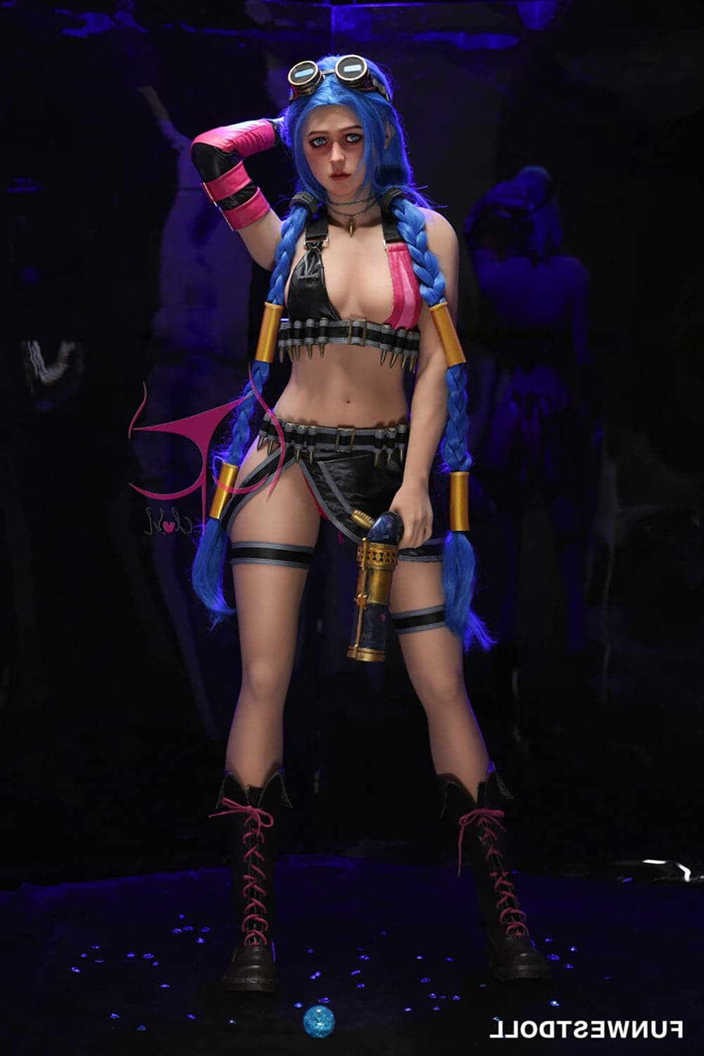 159cm/5ft3 A-Cup Skinny Cosplay Creampie TPE Sex Doll Funwest