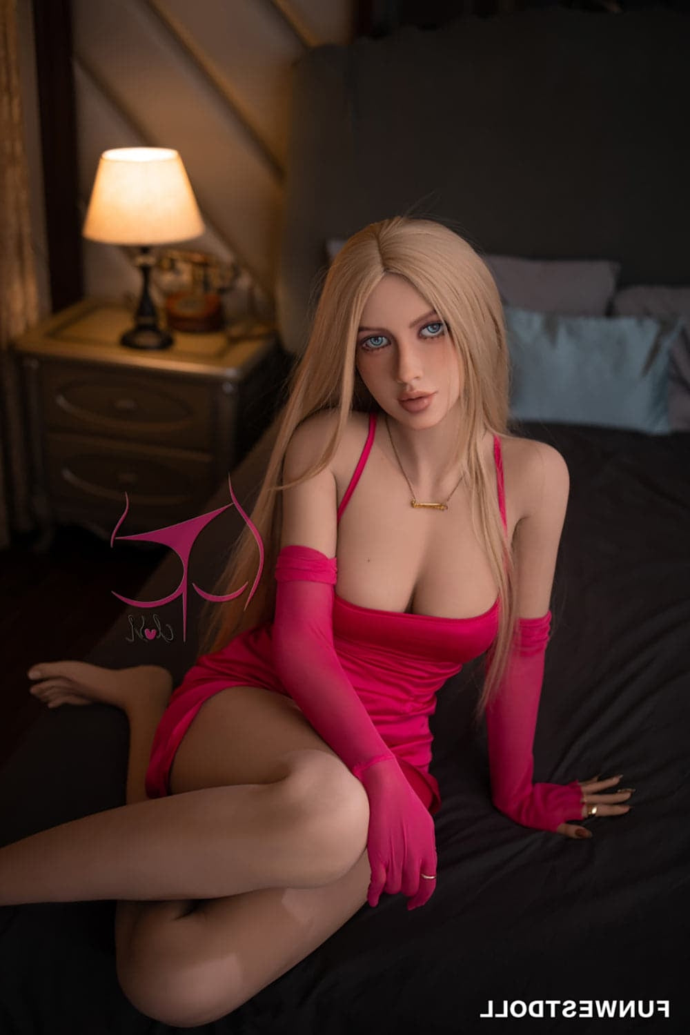 165cm/5ft5 C-Cup Sexy Blonde Small Boobs Sex Doll TPE Funwest