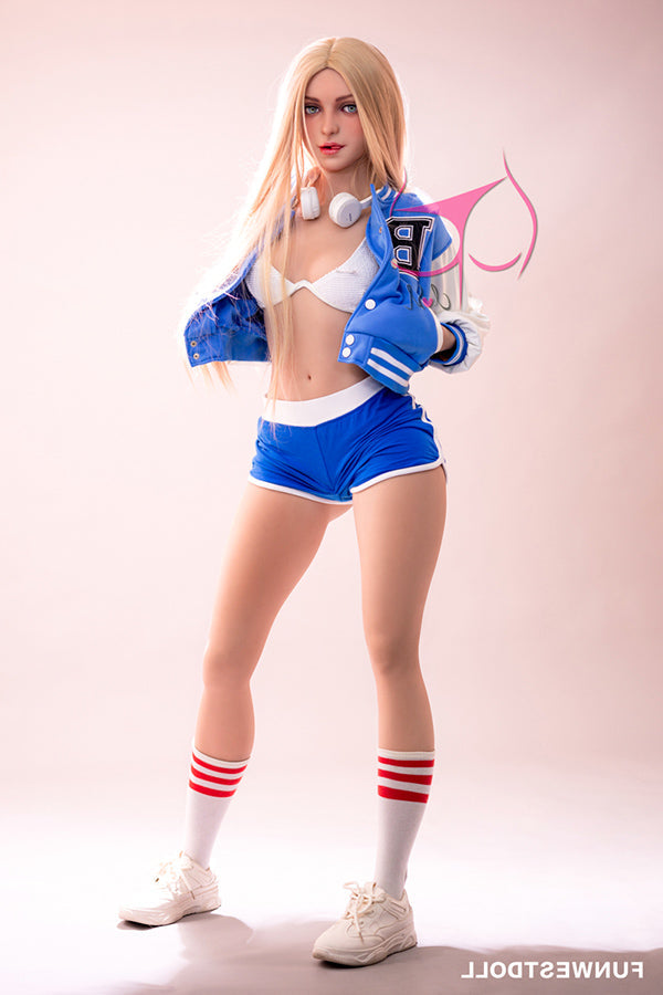 US In Stock - 159cm/5ft3 A-cup Cosplay TPE Sex Doll - #031 Eudora Funwest