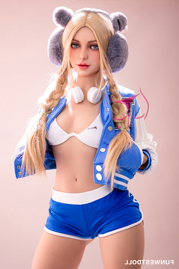 US In Stock - 159cm/5ft3 A-cup Cosplay TPE Sex Doll - #031 Eudora Funwest
