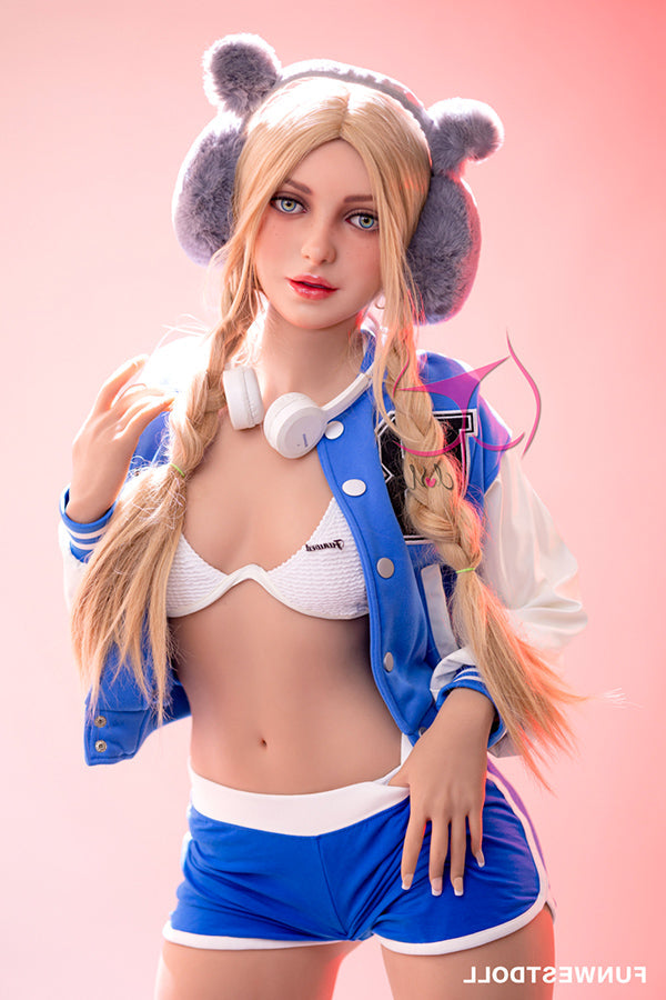 US In Stock - 159cm/5ft3 A-cup Cosplay TPE Sex Doll - #031 Eudora Funwest