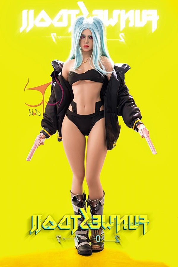 157cm/5ft2 C-cup TPE Harley Quinn Anime Sex Doll - #030 Assos Funwest