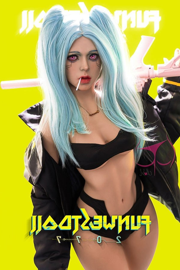 157cm/5ft2 C-cup TPE Harley Quinn Anime Sex Doll - #030 Assos Funwest