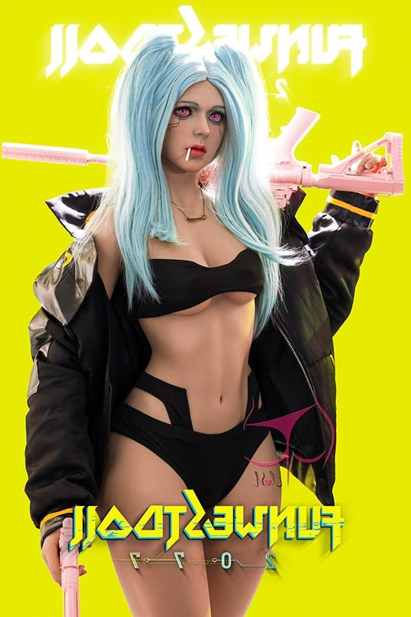 157cm/5ft2 C-cup TPE Harley Quinn Anime Sex Doll - #030 Assos Funwest