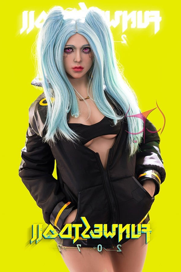 157cm/5ft2 C-cup TPE Harley Quinn Anime Sex Doll - #030 Assos Funwest