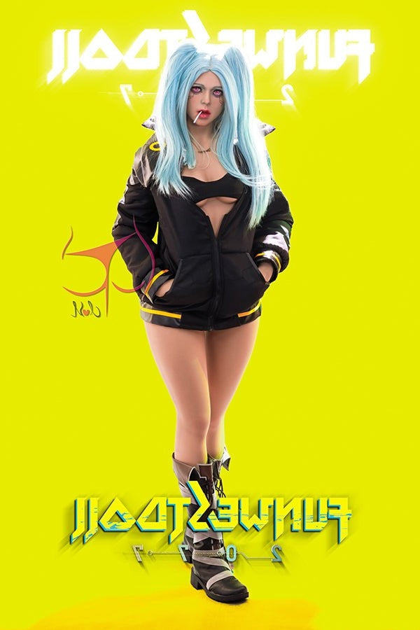 157cm/5ft2 C-cup TPE Harley Quinn Anime Sex Doll - #030 Assos Funwest