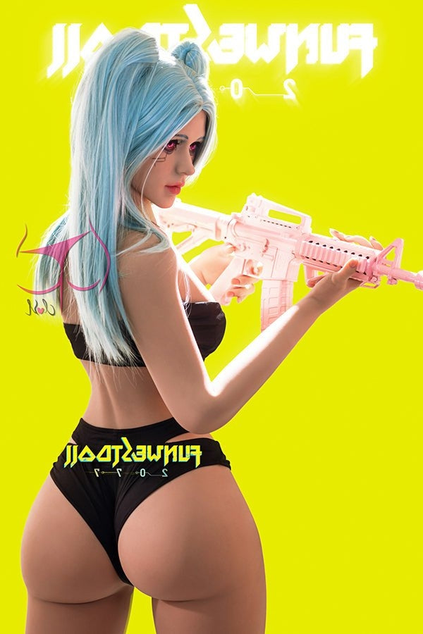 157cm/5ft2 C-cup TPE Harley Quinn Anime Sex Doll - #030 Assos Funwest