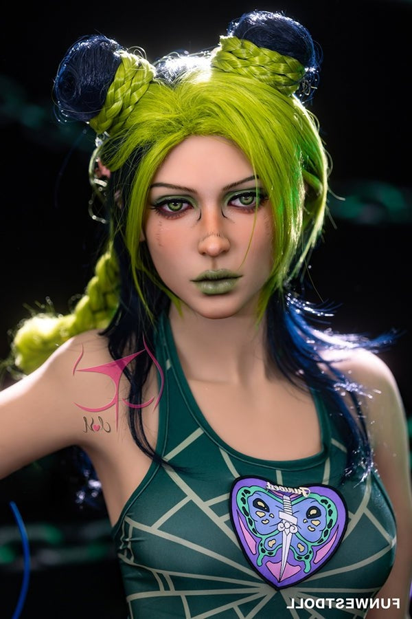 159cm/5ft3 A-cup Anime Cosplay JoJo&#39;s Bizarre Adventure Jolyne Cujoh T Torso TPE Funwest Doll