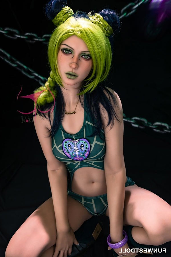 159cm/5ft3 A-cup Anime Cosplay JoJo&#39;s Bizarre Adventure Jolyne Cujoh T Torso TPE Funwest Doll