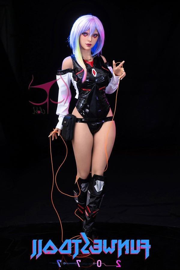 155cm/5ft1 F-cup Anime Cosplay Cyberpunk: Edgerunners Lucyna Kushinada Torso TPE Funwest Doll