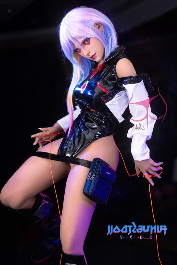 155cm/5ft1 F-cup Anime Cosplay Cyberpunk: Edgerunners Lucyna Kushinada Torso TPE Funwest Doll