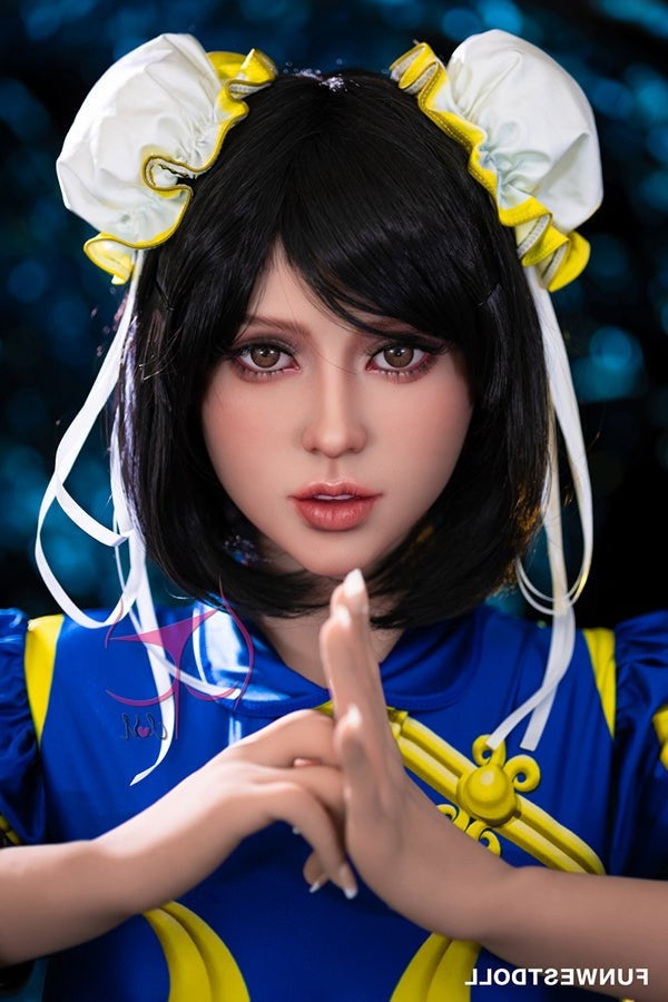 155cm/5ft1 F-cup Cosplay Street Fighter Chun-Li Anime Sex Doll - #032 Torso TPE Funwest