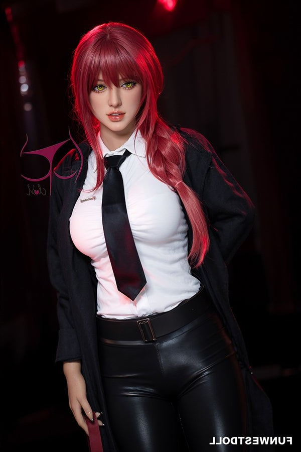 162cm/5ft4 F-cup Game Cosplay Makima | Nikke Goddess of Victory Anime Torso TPE Funwest Doll