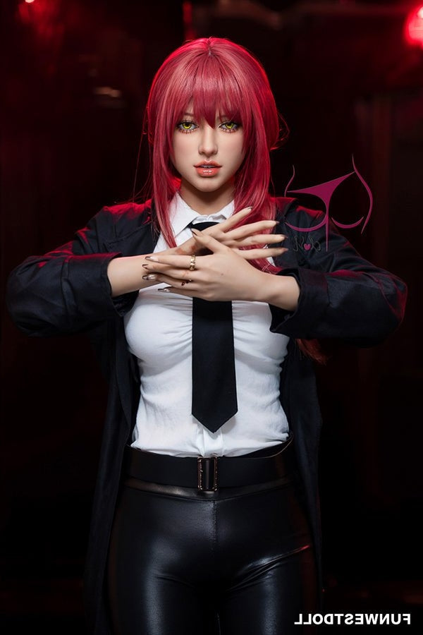 162cm/5ft4 F-cup Game Cosplay Makima | Nikke Goddess of Victory Anime Torso TPE Funwest Doll