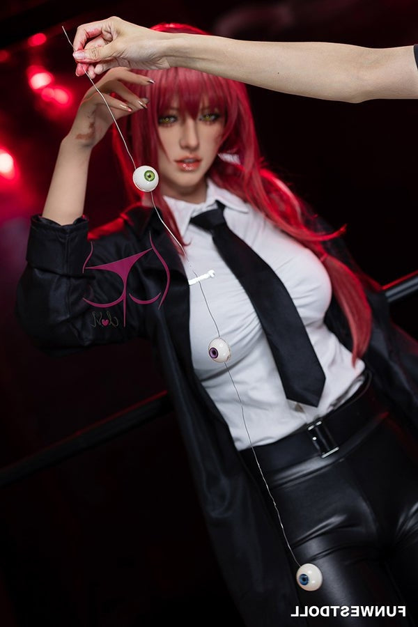 162cm/5ft4 F-cup Game Cosplay Makima | Nikke Goddess of Victory Anime Torso TPE Funwest Doll