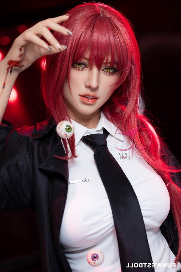 162cm/5ft4 F-cup Game Cosplay Makima | Nikke Goddess of Victory Anime Torso TPE Funwest Doll