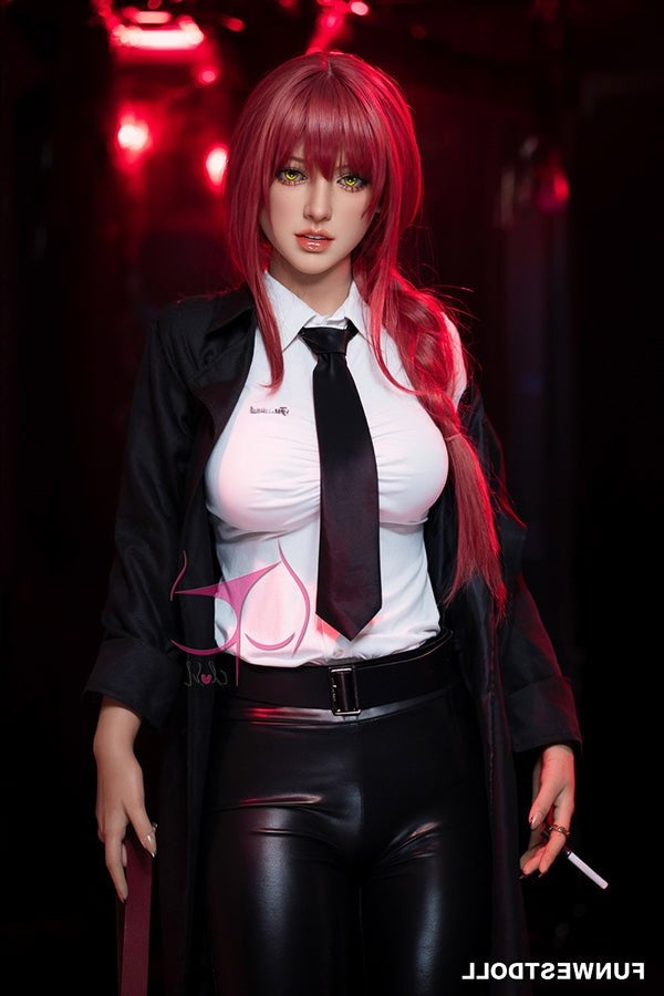 162cm/5ft4 F-cup Game Cosplay Makima | Nikke Goddess of Victory Anime Torso TPE Funwest Doll