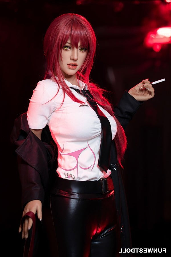 162cm/5ft4 F-cup Game Cosplay Makima | Nikke Goddess of Victory Anime Torso TPE Funwest Doll