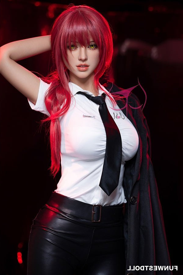 162cm/5ft4 F-cup Game Cosplay Makima | Nikke Goddess of Victory Anime Torso TPE Funwest Doll