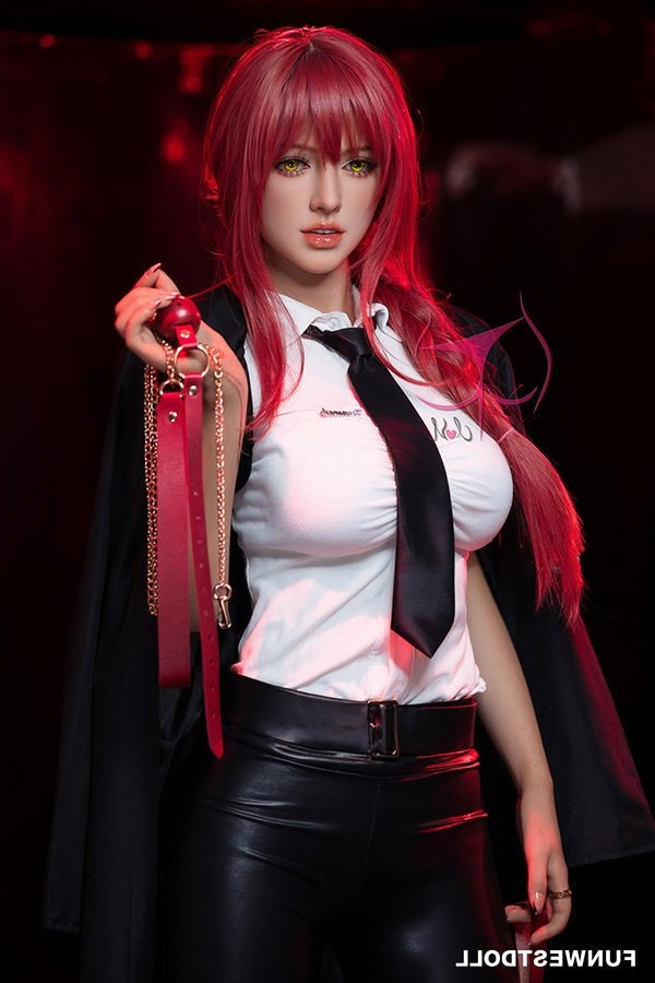 162cm/5ft4 F-cup Game Cosplay Makima | Nikke Goddess of Victory Anime Torso TPE Funwest Doll