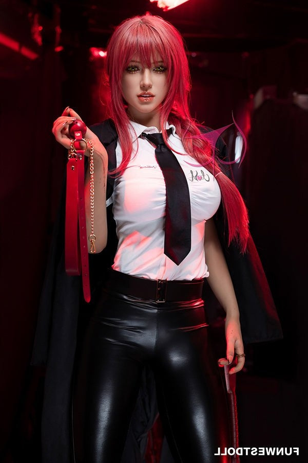 162cm/5ft4 F-cup Game Cosplay Makima | Nikke Goddess of Victory Anime Torso TPE Funwest Doll