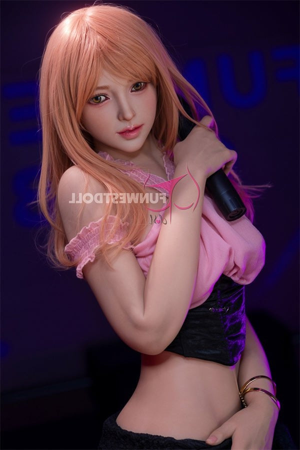 157cm/5ft2 C-Cup Cosplay Pop Diva Music TPE Sex Doll - #038 Alice Natu Torso Funwest