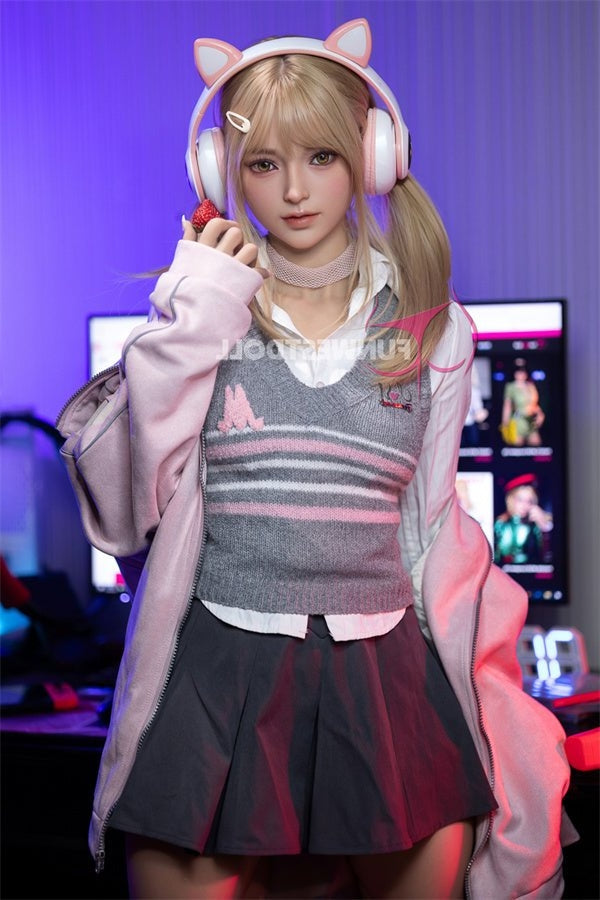 Eu In Stock 159cm 5ft3 A Cup American Cosplay Tpe Sex Doll 038 Natural Alice - A-cup Torso Funwest