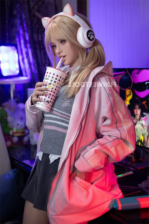 Eu In Stock 159cm 5ft3 A Cup American Cosplay Tpe Sex Doll 038 Natural Alice - A-cup Torso Funwest