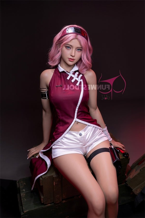 159cm/5ft3 A-cup Naruto Sakura Cosplay Anime TPE Sex Doll - #038 Alice Torso Funwest