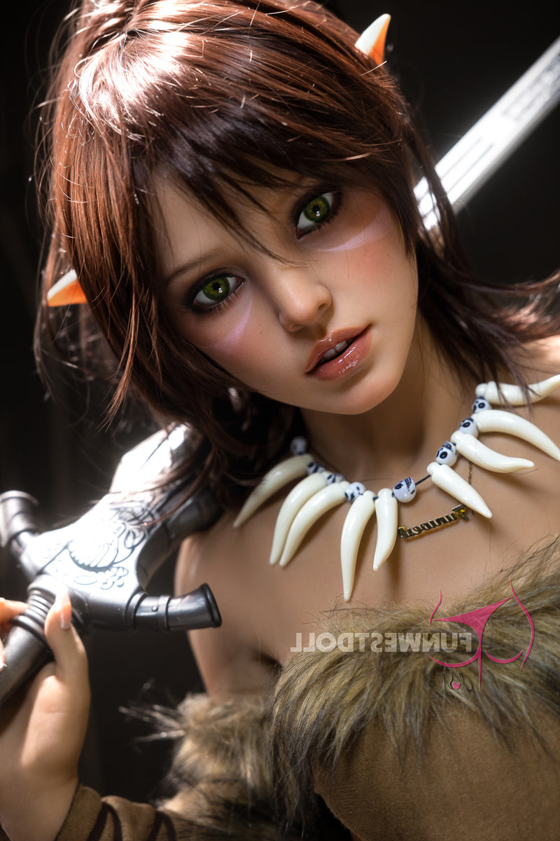 159cm/5ft3 A-cup Orcs Cosplay TPE Sex Doll - #040 Natural Kylie Funwest